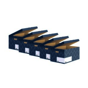 AS1129 | Decor Flip Top Box Urban Slate Blue