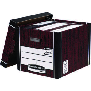 AS1214 | Premium Tall Box-Blue (Fsc) Storage Box 5 Pack