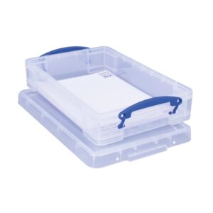 AS1473 | Really Useful Clear 4L Plastic Storage Box 395x255x80mm