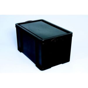 AS9283 | Really Useful 35 Litre Recycled Storage Box Black 35L