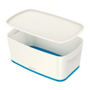 AS9485 | Leitz Mybox Small With Lid White/Blue