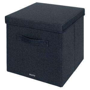 AS9520 | Leitz Fabric Stor Box W.Lid L V.Gy 2s 61450089
