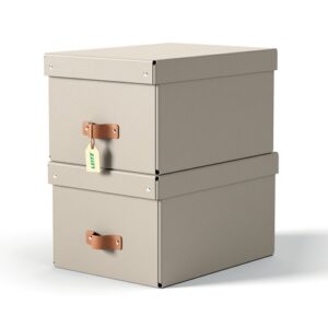 AS9527 | Leitz Puro Storage Box medium 17L100% recycled pack of 2