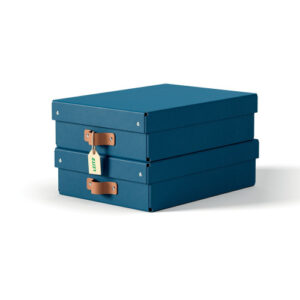 AS9534 | L:Storage Box Card M low 2pcs ocean bl