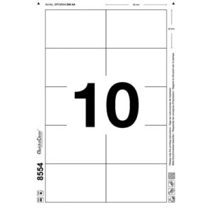 BG3203 | Avery badgepoint®100 Vista®Ins54x85mm10s
