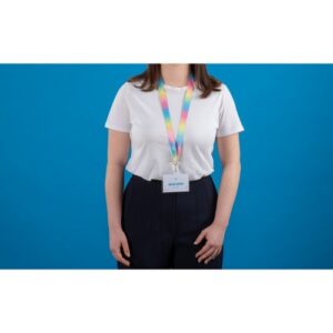 BG3214 | Avery Pre-Printed Rainbow Lanyard