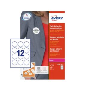 BG3216 | Avery Self-Adhesive Badges Ø51mm 20s