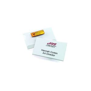 BG5053 | Durable Magnetic Name Badge 90w x 54h mm Pack 25 8117