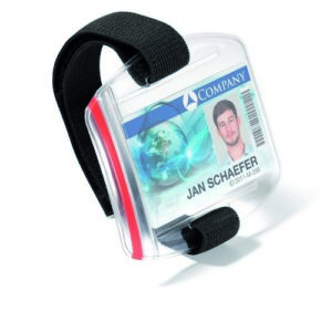 BG5062 | Durable Arm Band Badge Holder Transparent Pack 10 841419