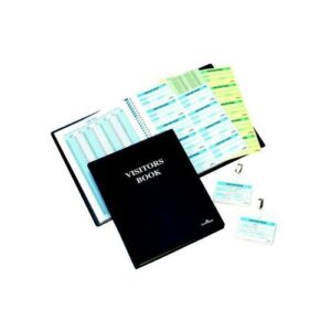 BG6990 | Durable Visitor Name Badge 60x90mm Transparent Pack 25 8106