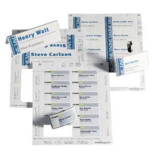 BG6992 | Durable Badgemaker 240 Inserts 40x75mm White 1453/02