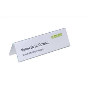 BG8356 | Durable Place Name Inserts 61x210mm Pack 20 1460/02