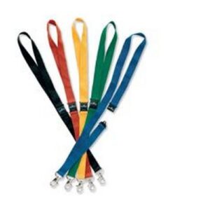BG9373 | Durable Textile Necklace 20mm With Clip Red Pack 10 813703