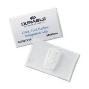 BG9381 | Durable Click Fold Bdg With Combi Clip 54x90mm Pk 25 8214/19