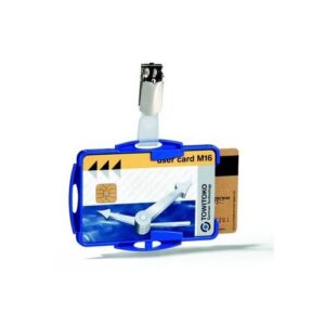 BG9397 | Durable Dual Security Pass Holder Blue Pack 25 8218/06