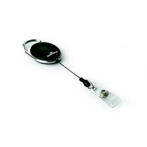 BG9450 | Durable Badge Reel Style Black Pack 10 8324/01