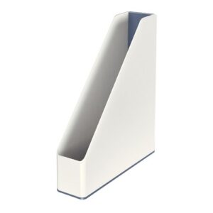 BR7024 | Leitz WOW Magazine File Dual Colour White