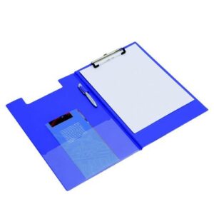 CB1246 | Rapesco Foldover Clipboard Foolscap A4 Blue VFDCBOL3