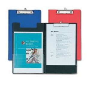 CB7122 | Rapesco Foldover Clipboard Foolscap Black 50500