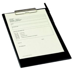 CB7123 | Rapesco Standard Clipboard Foolscap Black VSTCB0B3