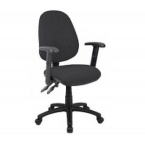 CH1109 | Vantage 2 Lever Operator Chair Adjustable Arms Charcoal