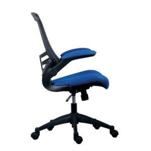 CH1239 | Marlos Mesh Back Office Chair With Folding Arms Blue
