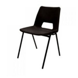 CH1308 | Jemini Polypropylene Stacking Chair Black KF74957