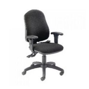 CH1334 | Cappela Posture Chair Plus Arms Black KF838994