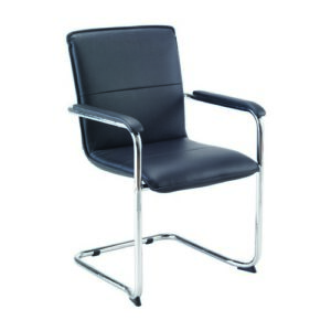 CH1343 | Jemini Leather Look Visitor Chair Black KF78702