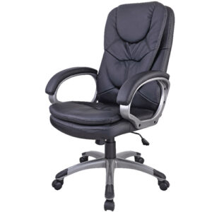 CH1743 | Arista Murcia Leather Look Executive Chair Black KF97092