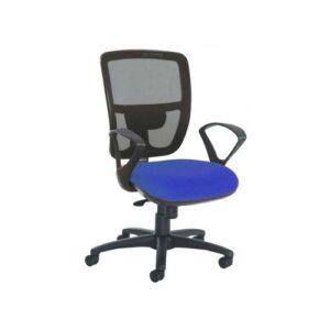 CH2134 | Altino Mesh Back Chair No Arm In Colbalt