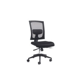 CH2135 | Altino Mesh Back Chair No Arm In Charcoal