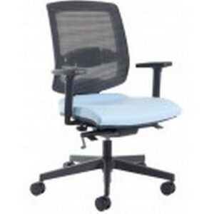 CH2144 | Altino Mesh Back Chair Adjustable Arms In Colbalt