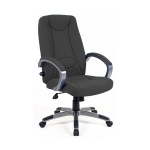 CH2177 | Lucca Hi Back Managers Chair With Adjustable Lumbar Charcoal