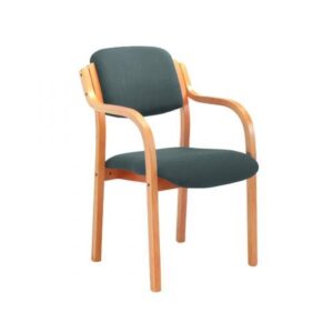 CH2260 | Jemini Wood Frame Arm Chair Charcoal