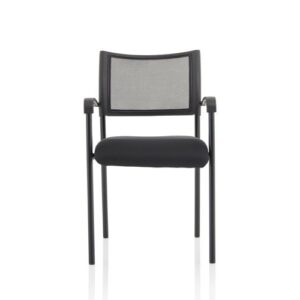 CH2330 | Brunswick Visitor Black Fabric Chair Wit