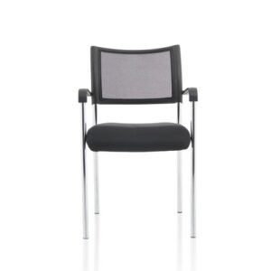 CH2331 | Brunswick Visitor Chair Black Fabric Wit