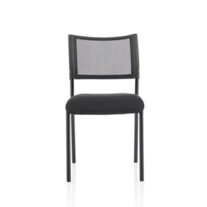 CH2332 | Brunswick Visitor Chair Black Fabric Wit
