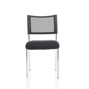 CH2333 | Brunswick Visitor Chair Black Fabric Wit