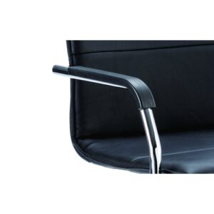 CH2336 | Echo Cantilever Chair Black Soft Bonded