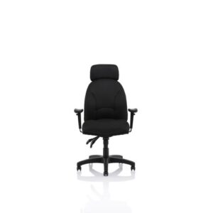 CH2356 | Jet Black Fabric Executive Chair