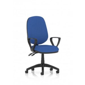 CH2362 | Luna II Lever Task Operator Chair Blue W