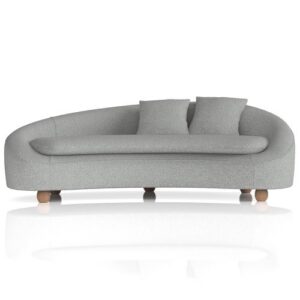 CH2369 | Mimi 3 Seater Curved Sofa Boucle Fabric