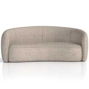 CH2377 | Phoebe Curved Sofa Cream Boucle