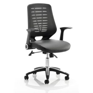 CH2383 | Relay Task Operator Chair Leather Seat B