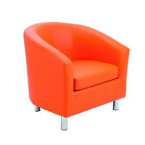 CH9217 | Tub Pu Armchair Orange
