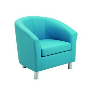 CH9219 | Tub Pu Armchair Sky Blue