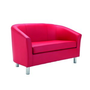 CH9224 | Tub Pu Sofa Red