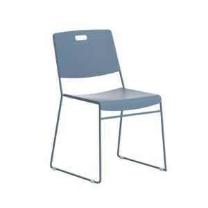 CH9239 | Titan Arc High Density Stacker Chair Steel Blue