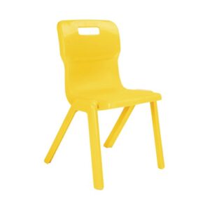 CH9268 | Titan One Piece Chair 480x486x799mm Yellow KF72173